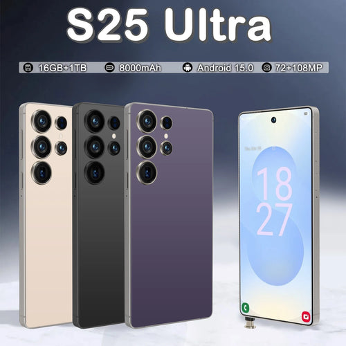 16GB+1TB Large Memory S25 Ultra Smartphone 7.3 Inch Full Screen Android 15 S25 Ultra 5G Gaming Android S25 Ultra Mobile Phones
