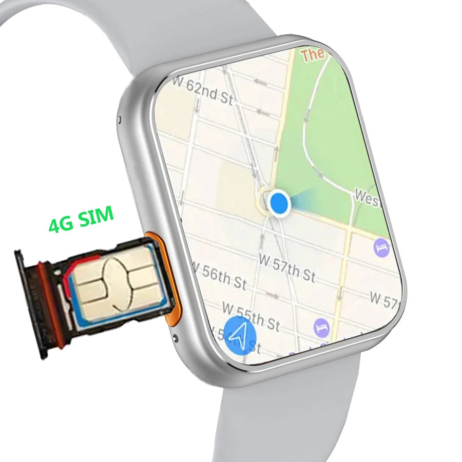 Online Shopping Mobile Cell Phone Gaming Watch Android Smartwatches 4G SIM Supports GPS Smart Watch with 5G Wifi and Sim Card