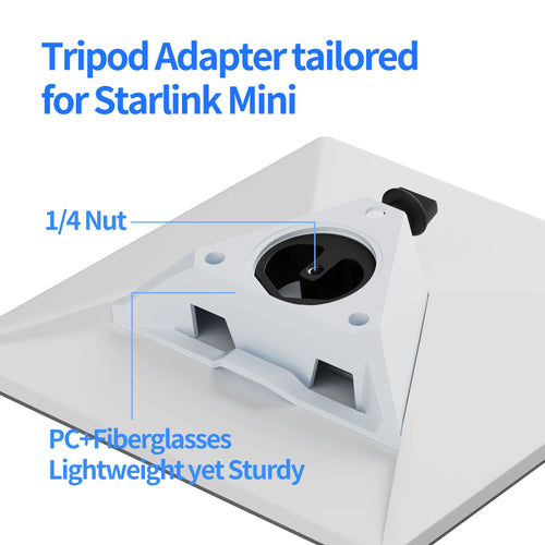 2025 Starlink Mini Tripod Mount Adjustable Tilt Satellite Dish Stand Fiberglass Reinforced Portable Kit for RV Camping