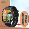 SENBONO V35 Large Smartwatch 1100mAh Compass Voice Assistant BT Call Multiple Exercise Modes Fitness Sports Smartwatches for Men