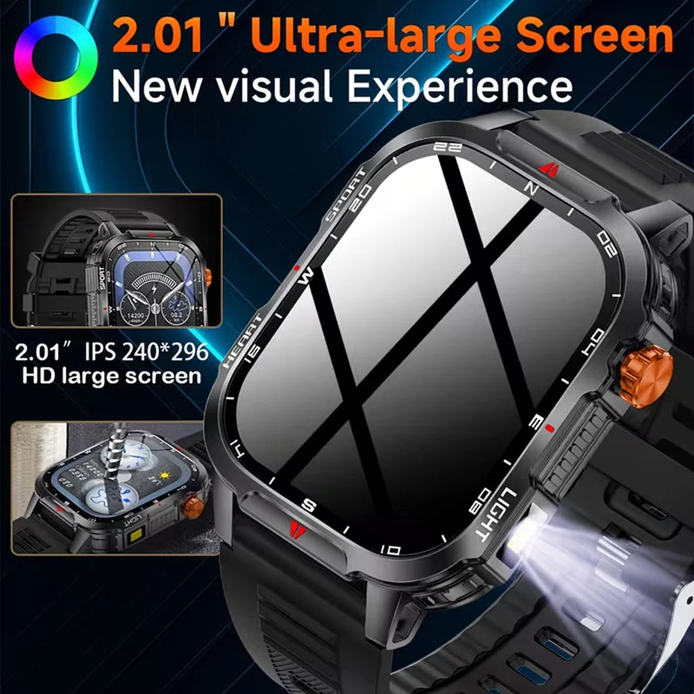 SENBONO 2026 MAX68 Smartwatch Touch Screen 1100mAh Battery IP68 Waterproof Fitness Tracker Compass Multisport Tracking Unisex