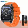 SENBONO V35 Large Smartwatch 1100mAh Compass Voice Assistant BT Call Multiple Exercise Modes Fitness Sports Smartwatches for Men