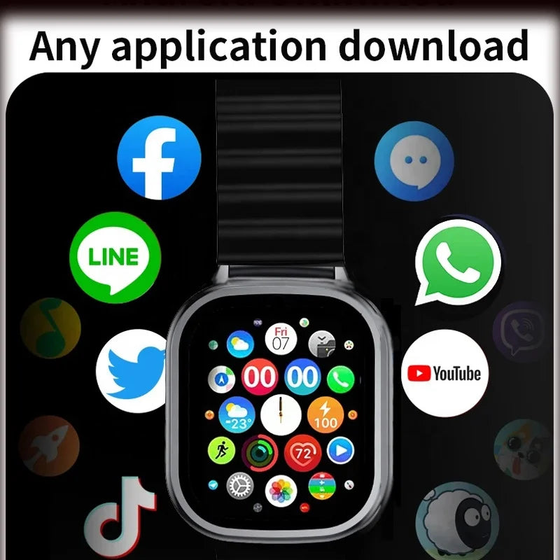 Online Shopping Mobile Cell Phone Gaming Watch Android Smartwatches 4G SIM Supports GPS Smart Watch with 5G Wifi and Sim Card